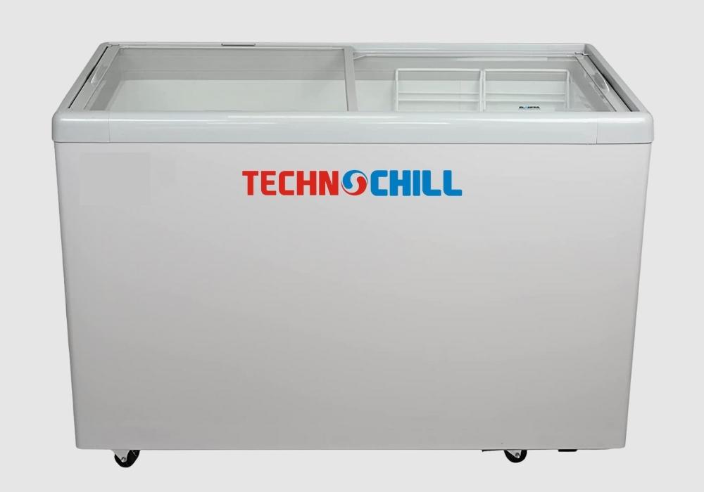 Flat Glass freezer 400L